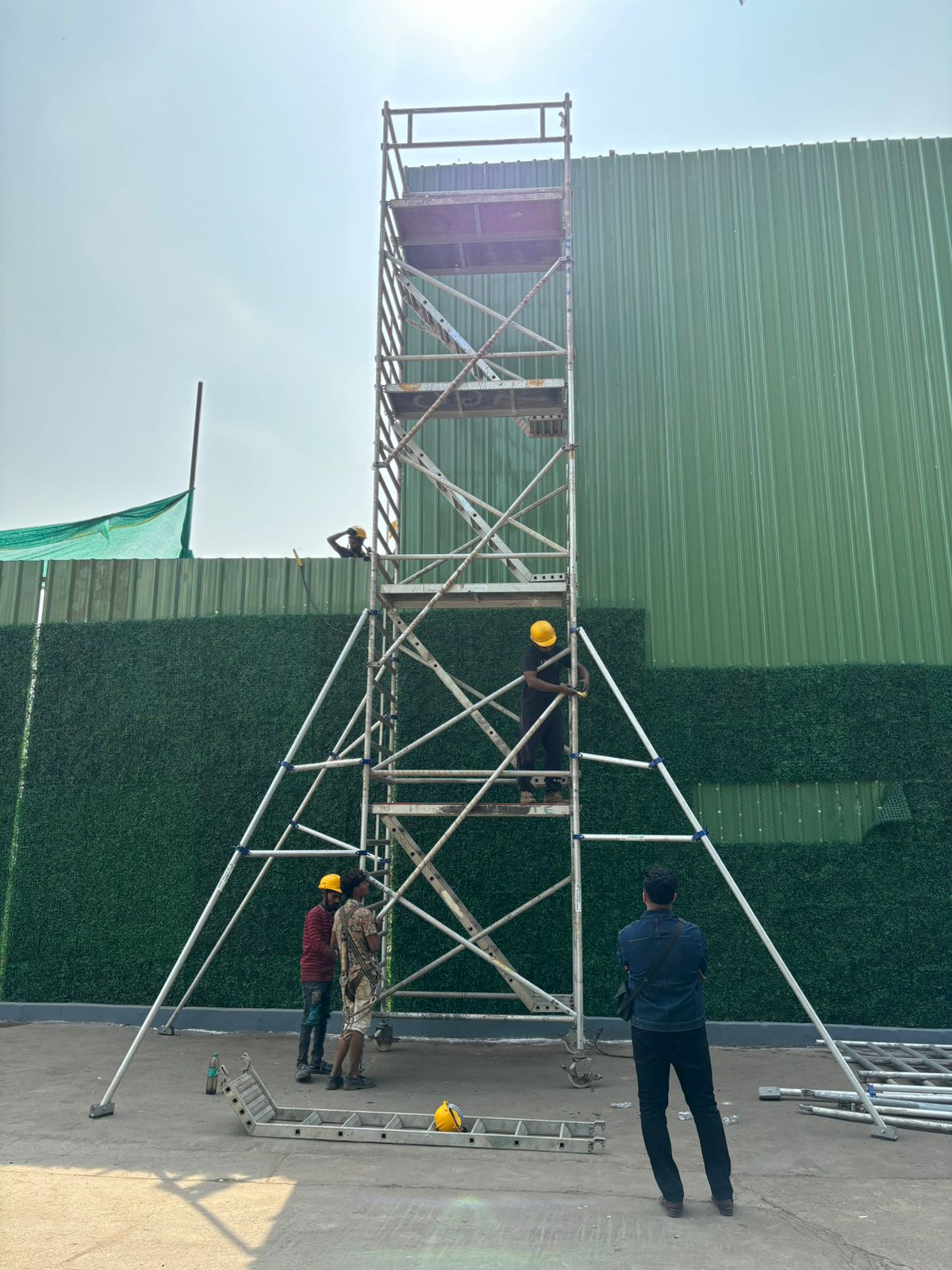 aluminum scaffolding stairway model